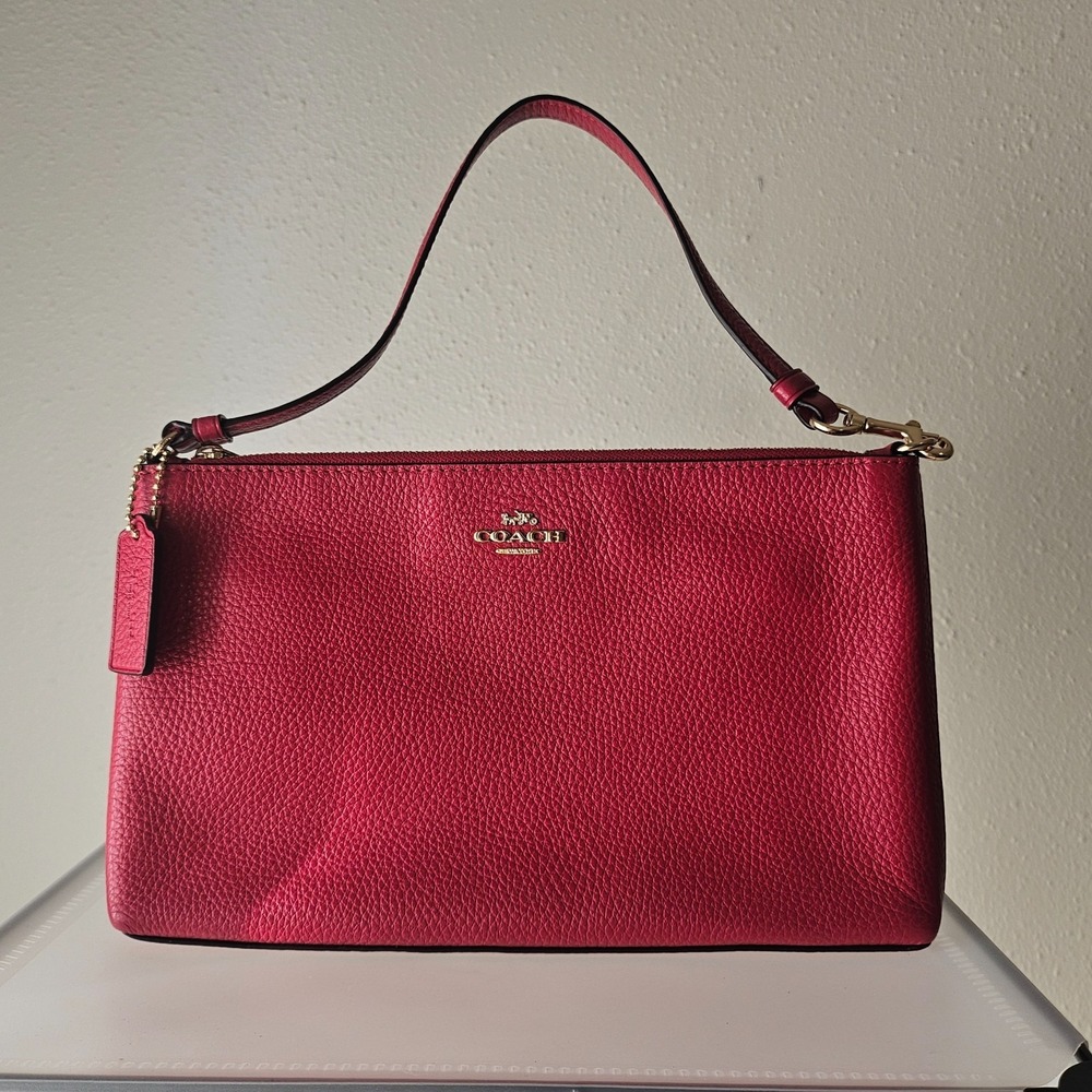 Coach‎ LARGE Charlie Pouch/Tech bag/10"x6.25"x1" /makeup bag/clutch